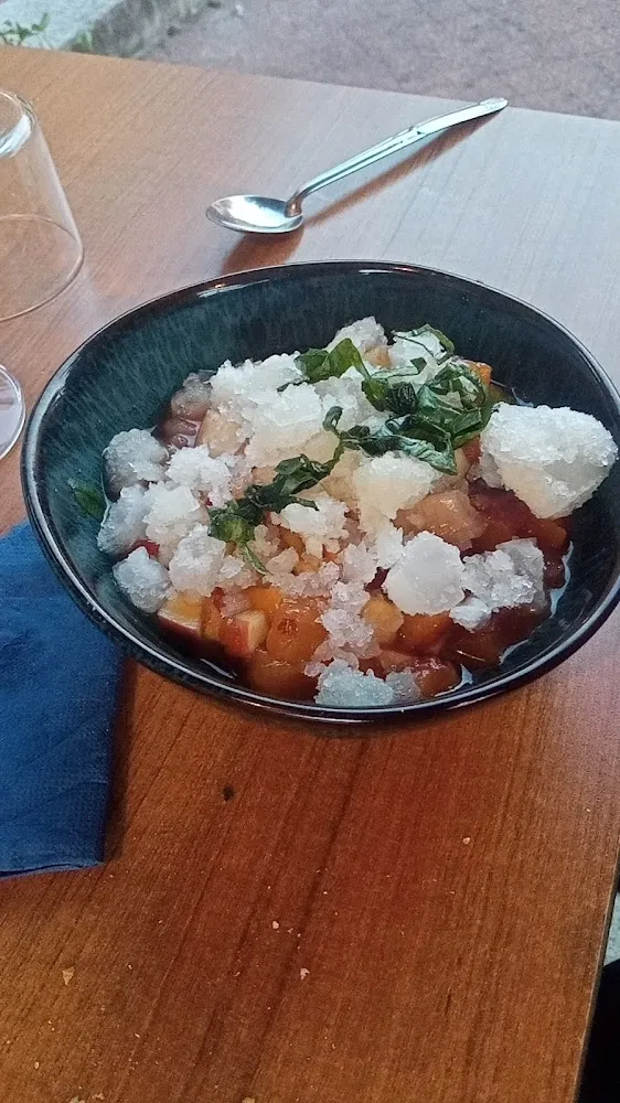 Salade de Fruits Et Son Granité Surprise